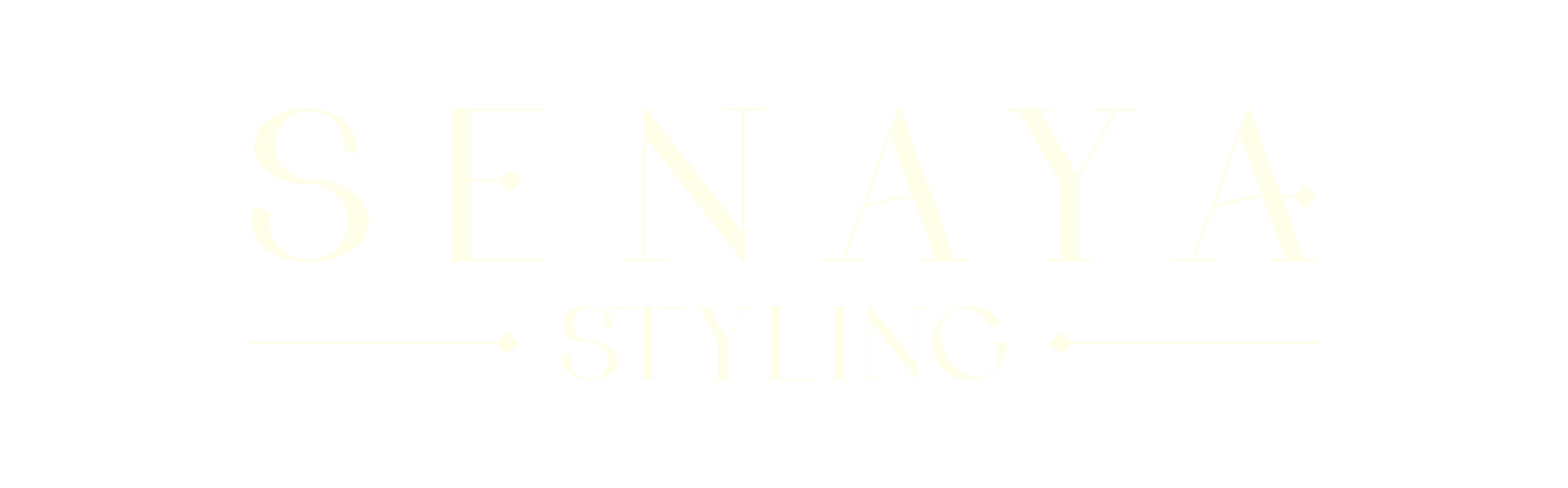 senaya styling logo off white